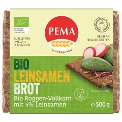 Pan De Centeno Integral Con Semillas De Lino Ecológicas