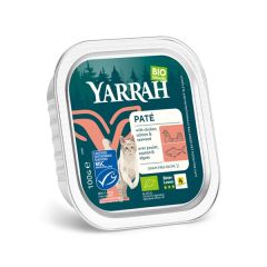 Yarrah Cat Pate Salmao Algae Bio 100G