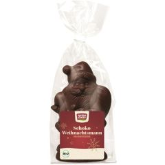 Papá Noel De Chocolate Negro Ecológico