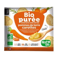 Puré De Patatas Y Zanahorias Instantáneo Ecológico
