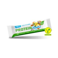 Barra De Proteína Vegana De Vainilla Y Almendra Sin Gluten