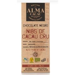 Chocolate Ecológico Al 60% Con Nibs De Cacao