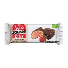 Cuadrado Con Relleno De Chocolate Y Fresas 38G