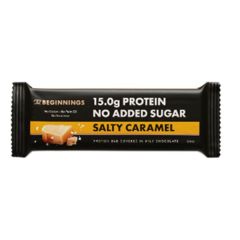 Barrita De Proteínas Recubierta De Chocolate Con Sabor A Caramelo Salado
