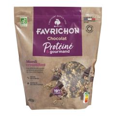 Muesli Crujiente De Proteínas Con Chocolate Bio