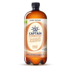 Kombucha Bio Zero Bebida. Té De Jengibre Y Limón