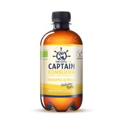 Captain Kombucha Bio Piña Y Melocotón